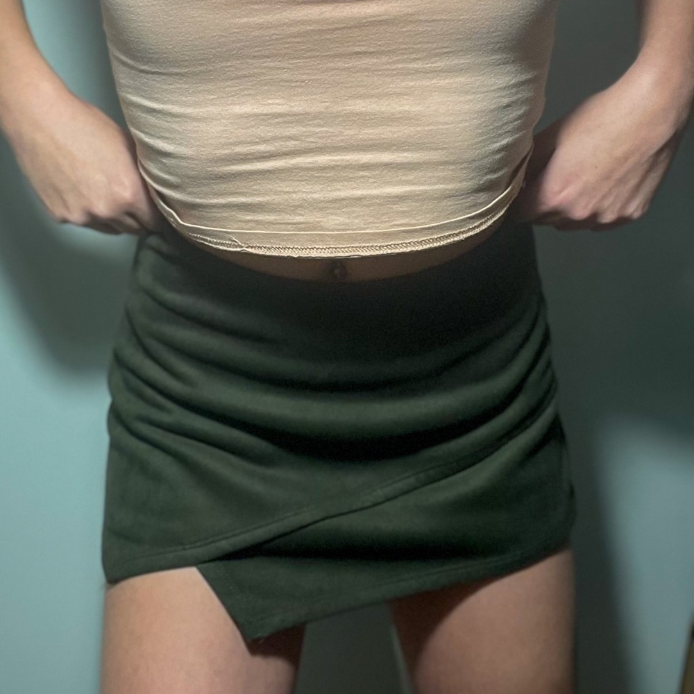 Green skort